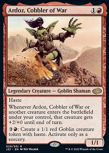 Ardoz, Cobbler of War