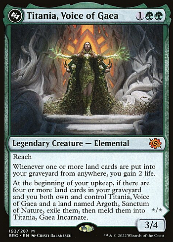 Titania, Voice of Gaea