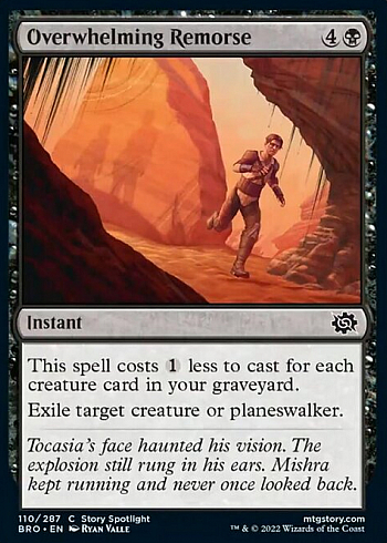 Overwhelming Remorse