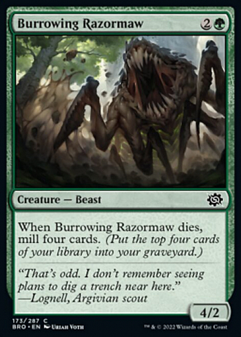 Burrowing Razormaw
