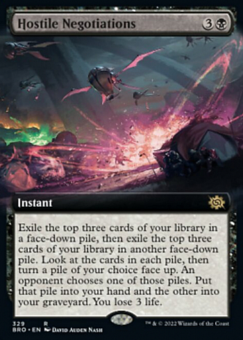 Hostile Negotiations