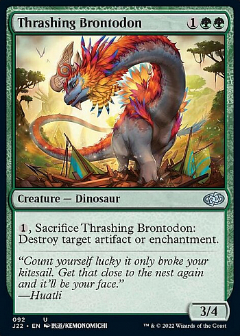 Thrashing Brontodon