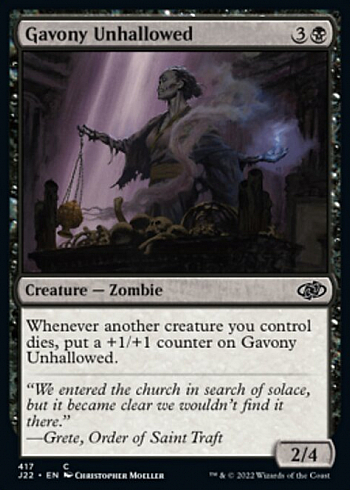 Gavony Unhallowed