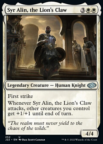 Syr Alin, the Lion's Claw