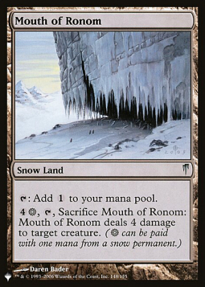 Mouth of Ronom