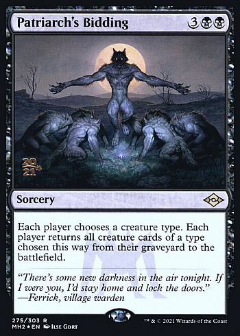 Patriarch's Bidding