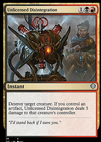 Unlicensed Disintegration