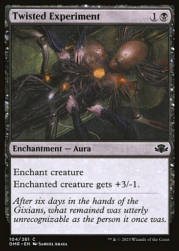 Twisted Experiment