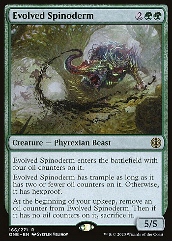 Evolved Spinoderm