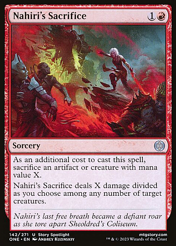 Nahiri's Sacrifice