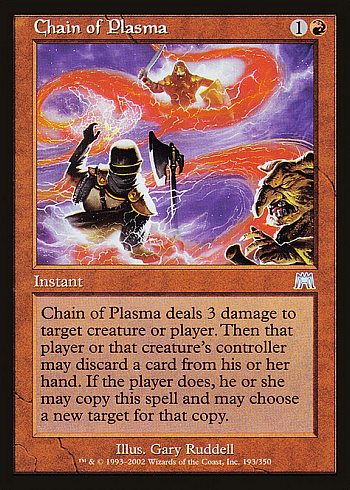 Chain of Plasma