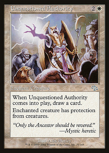 Unquestioned Authority