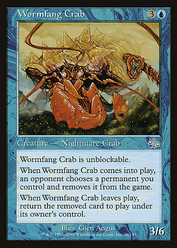 Wormfang Crab