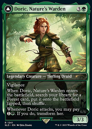Casal, Lurkwood Pathfinder // Casal, Pathbreaker Owlbear