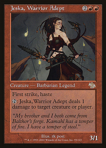 Jeska, Warrior Adept