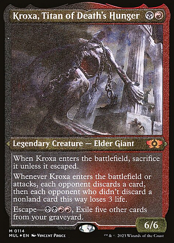 Kroxa, Titan of Death's Hunger