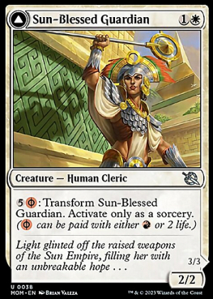 Sun-Blessed Guardian // Furnace-Blessed Conqueror