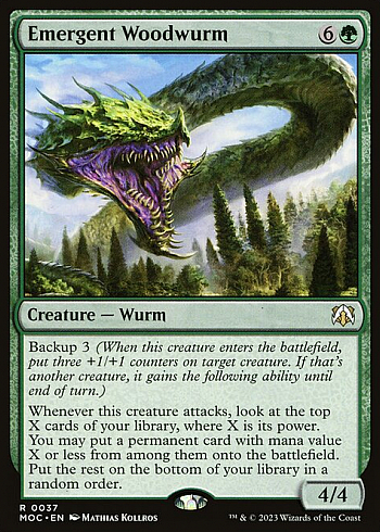 Emergent Woodwurm