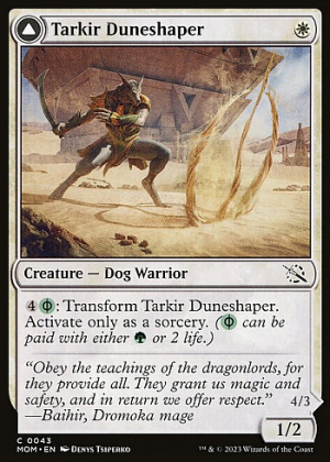 Tarkir Duneshaper // Burnished Dunestomper