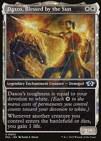 Daxos, Blessed by the Sun