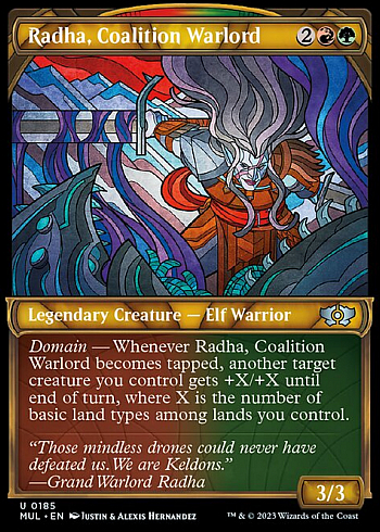 Radha, Coalition Warlord