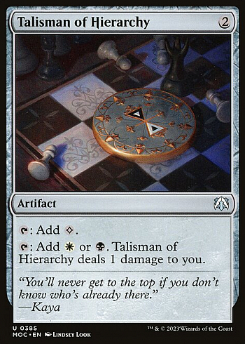 Talisman of Hierarchy