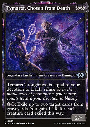 Tymaret, Chosen from Death