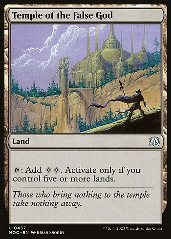 Temple of the False God