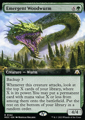 Emergent Woodwurm