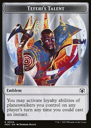 Teferi's Talent Emblem