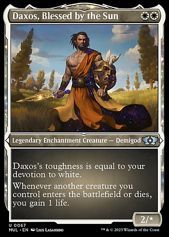 Daxos, Blessed by the Sun