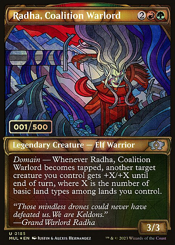 Radha, Coalition Warlord