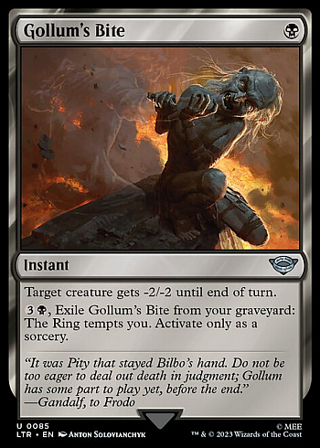 Gollum's Bite