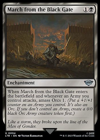 March from the Black Gate