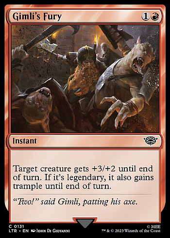 Gimli's Fury
