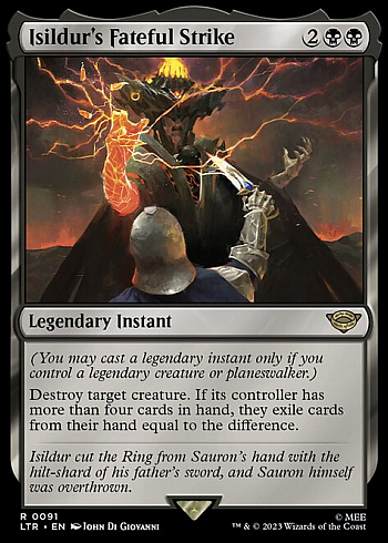 Isildur's Fateful Strike