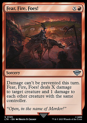 Fear, Fire, Foes!