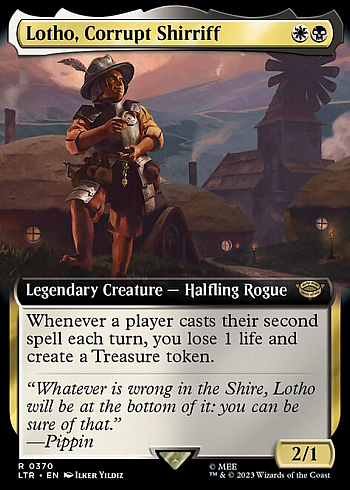 Lotho, Corrupt Shirriff