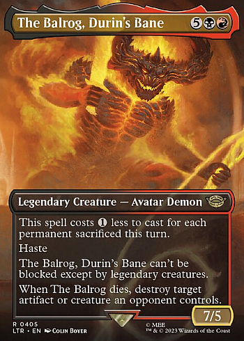 The Balrog, Durin's Bane