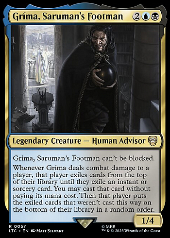 Gríma, Saruman's Footman
