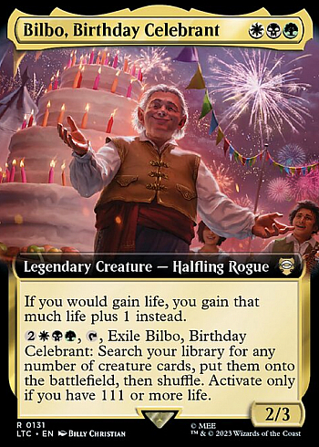 Bilbo, Birthday Celebrant