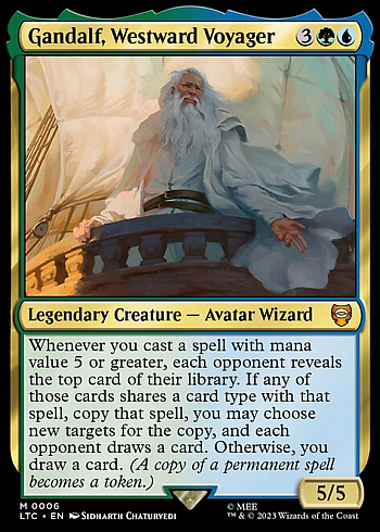 Gandalf, Westward Voyager