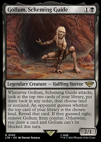 Gollum, Scheming Guide