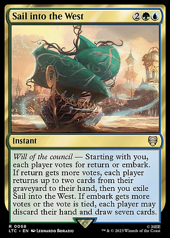 Sail into the West