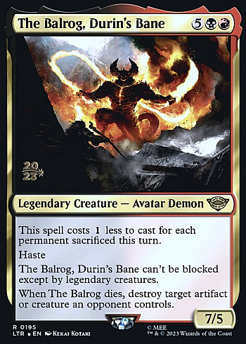 The Balrog, Durin's Bane