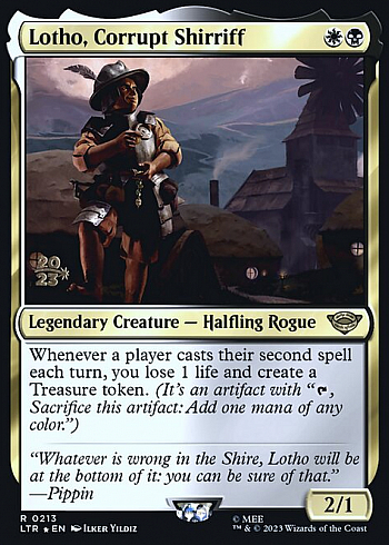 Lotho, Corrupt Shirriff