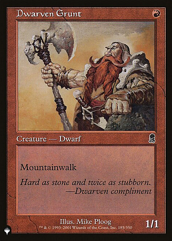 Dwarven Grunt