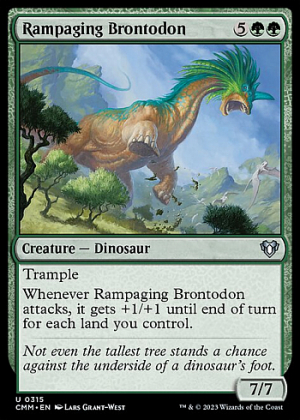 Rampaging Brontodon