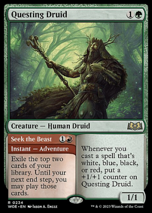 Questing Druid // Seek the Beast