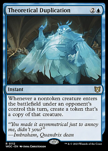 Theoretical Duplication